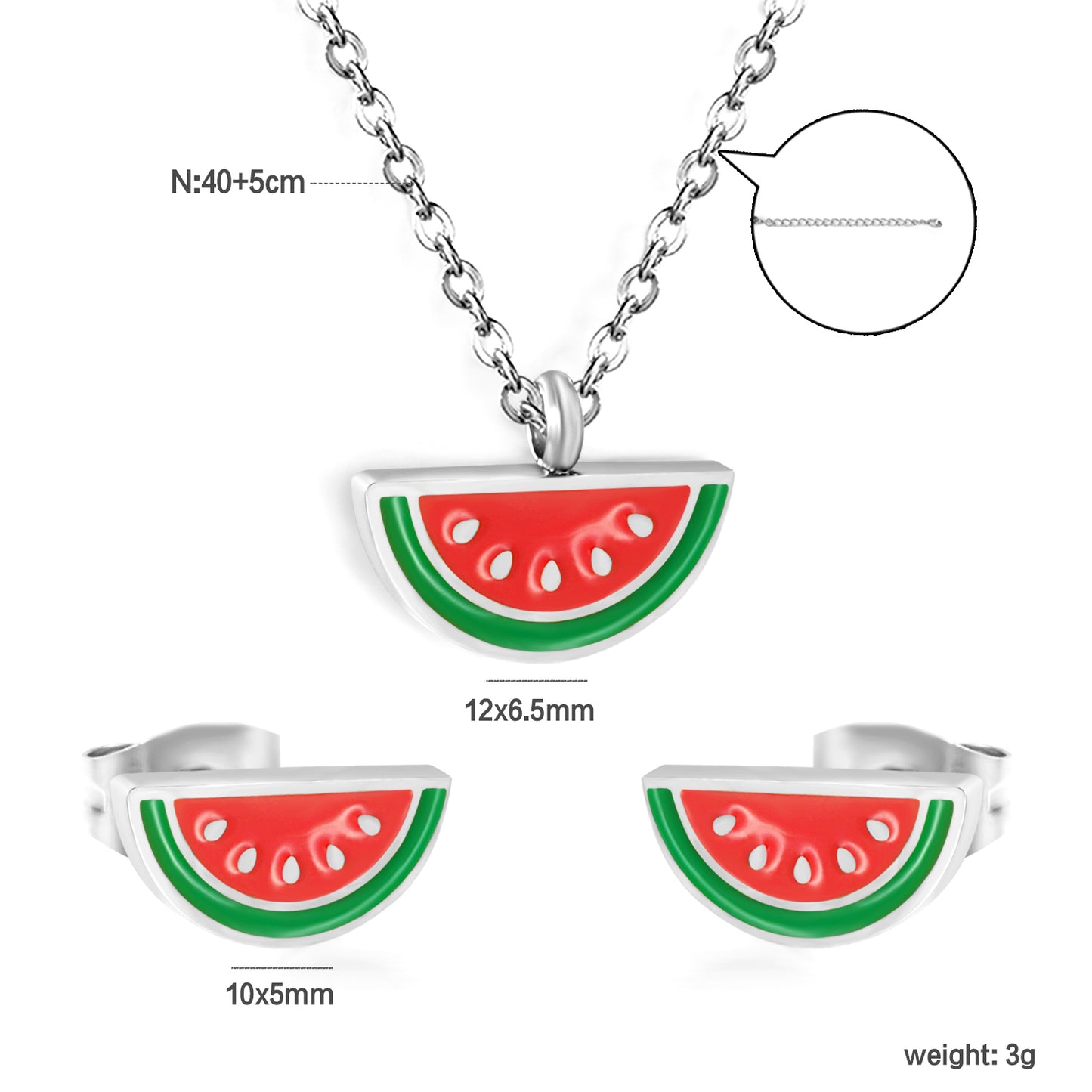fruit slice measurement-steel