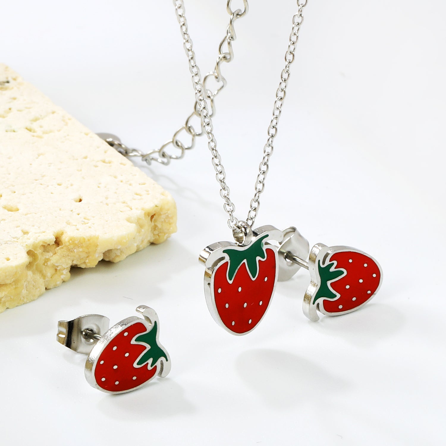 fruit theme jewelry style-steeel