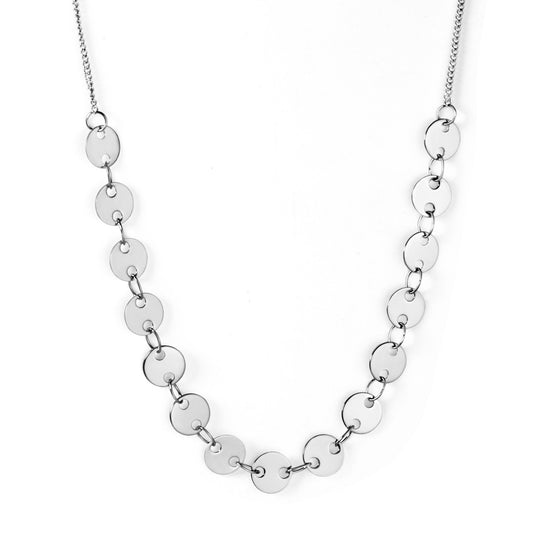 geometric-disc-necklace-uniform-minimalist 