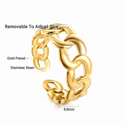 gold-plated-chain-ring-interlocking-design-wholesale-Size Chart
