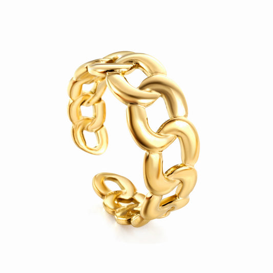 gold-plated-chain-ring-interlocking-design-wholesale