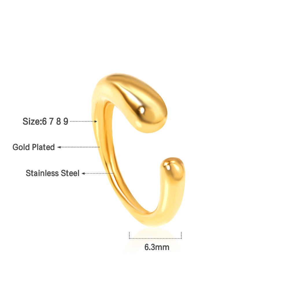 gold-plated-curved-open-ring-minimalist-Size Chart