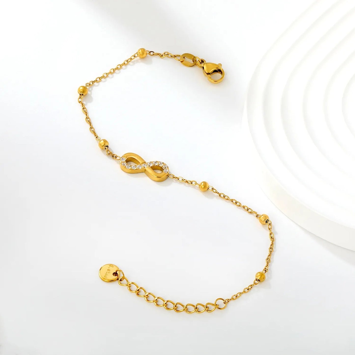 Gift Ready Dainty Bracelet Designed for Romantic Occasions and Stacking