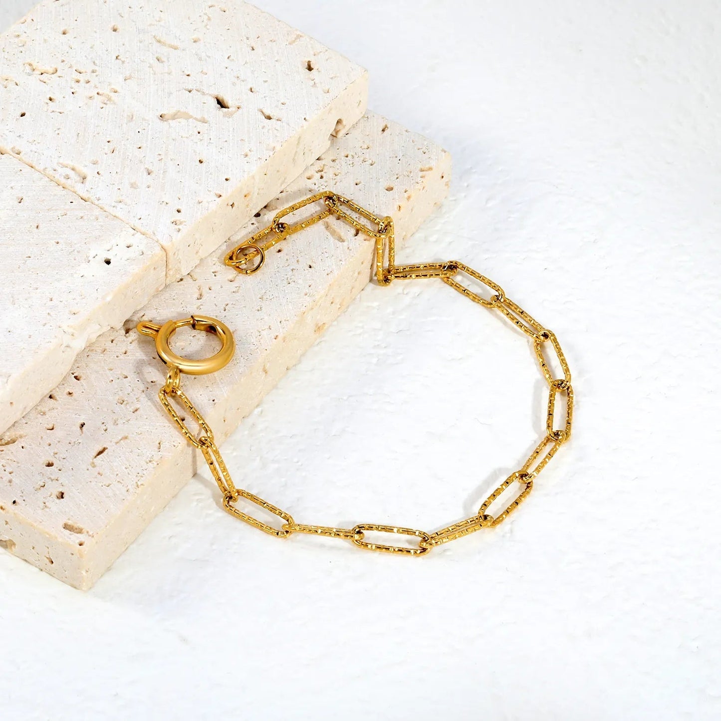 Wholesale vintage anchor spring clasp oval link chain jewelry