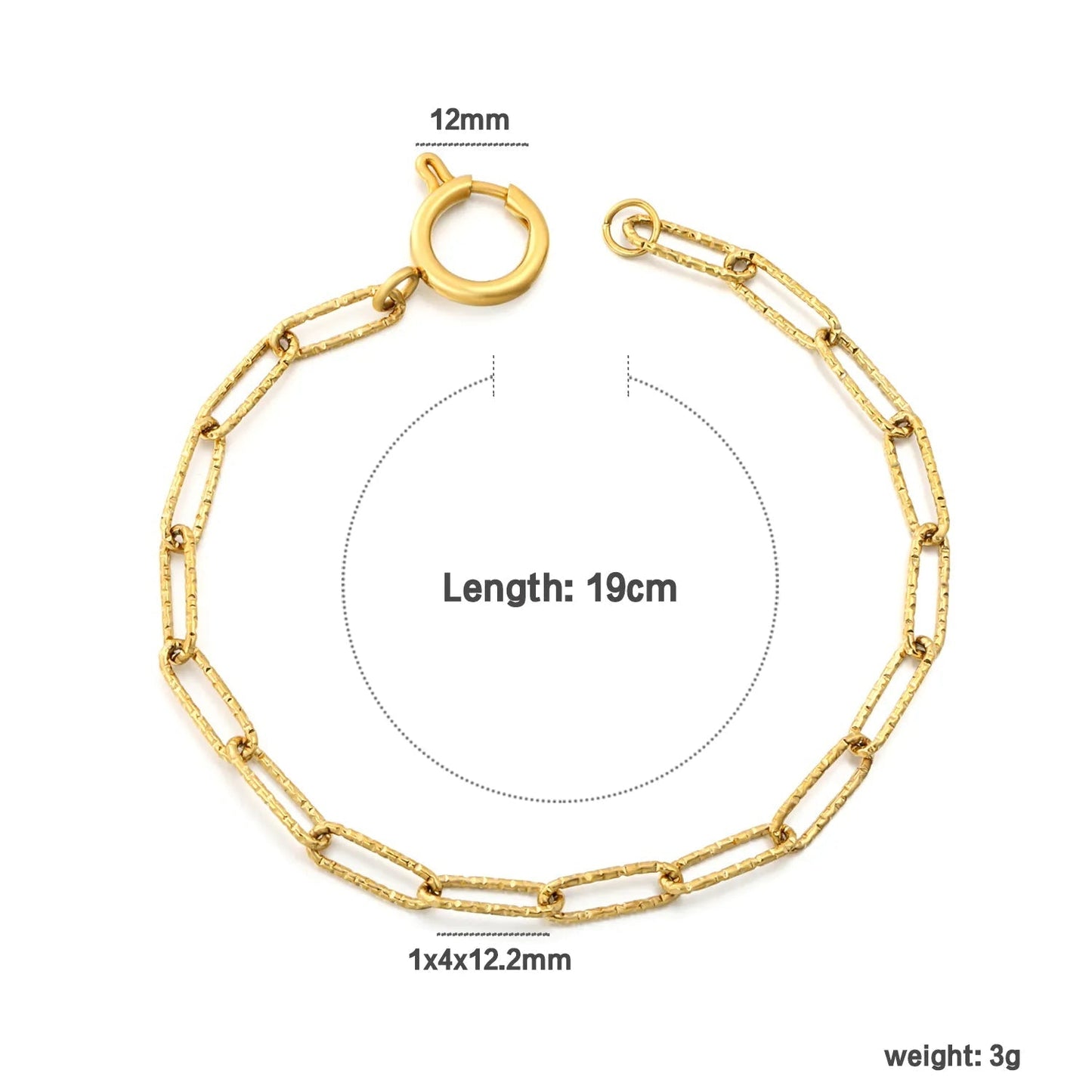 Wholesale vintage anchor spring clasp oval link chain jewelry