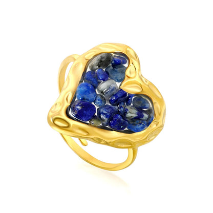 Vibrant Bohemian Summer Accessory Blending Vintage Gold with Raw Gemstones