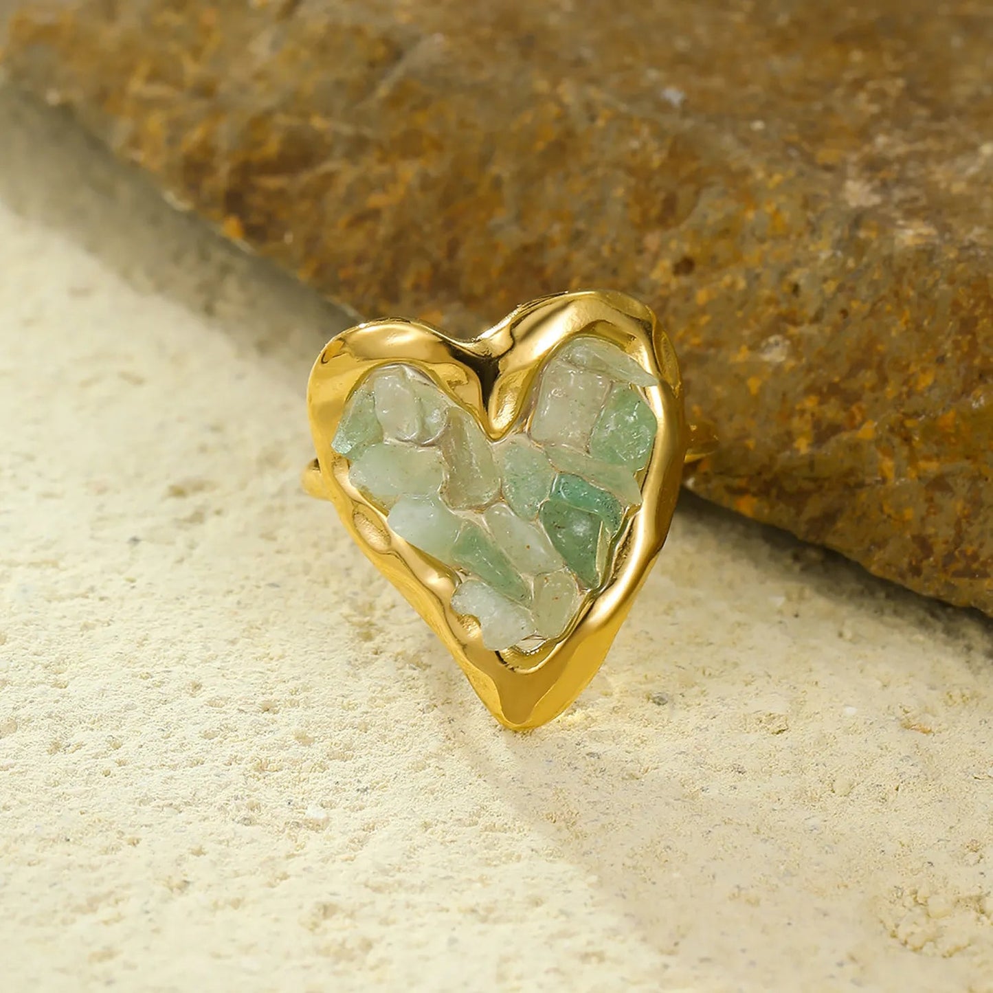 Vibrant Bohemian Summer Accessory Blending Vintage Gold with Raw Gemstones
