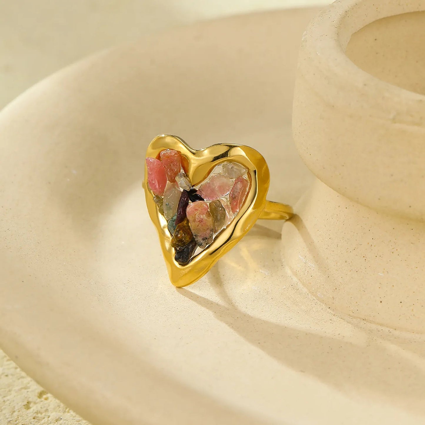 Vibrant Bohemian Summer Accessory Blending Vintage Gold with Raw Gemstones