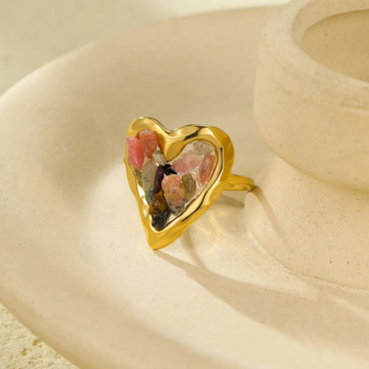 Vibrant Bohemian Summer Accessory Blending Vintage Gold with Raw Gemstones