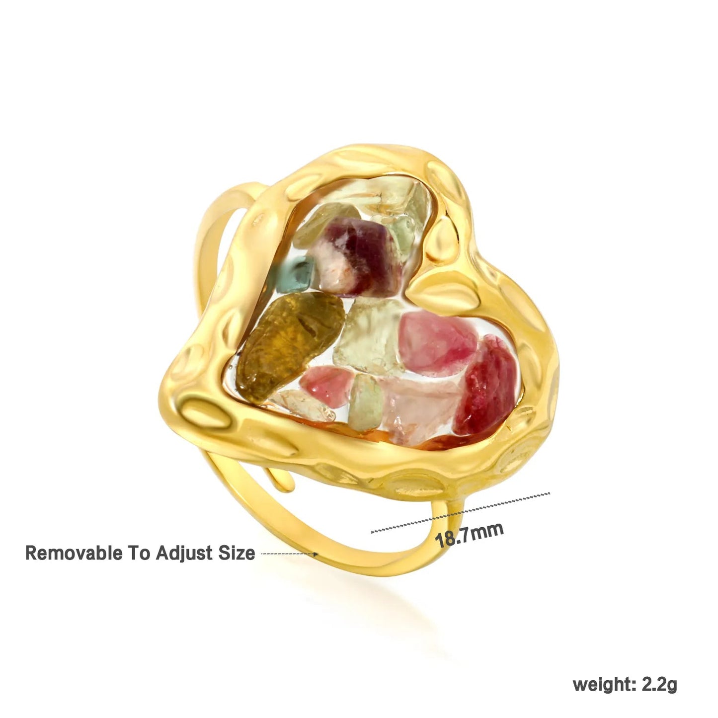 Vibrant Bohemian Summer Accessory Blending Vintage Gold with Raw Gemstones