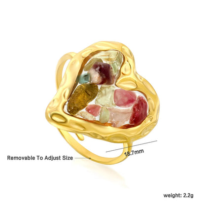 Vibrant Bohemian Summer Accessory Blending Vintage Gold with Raw Gemstones
