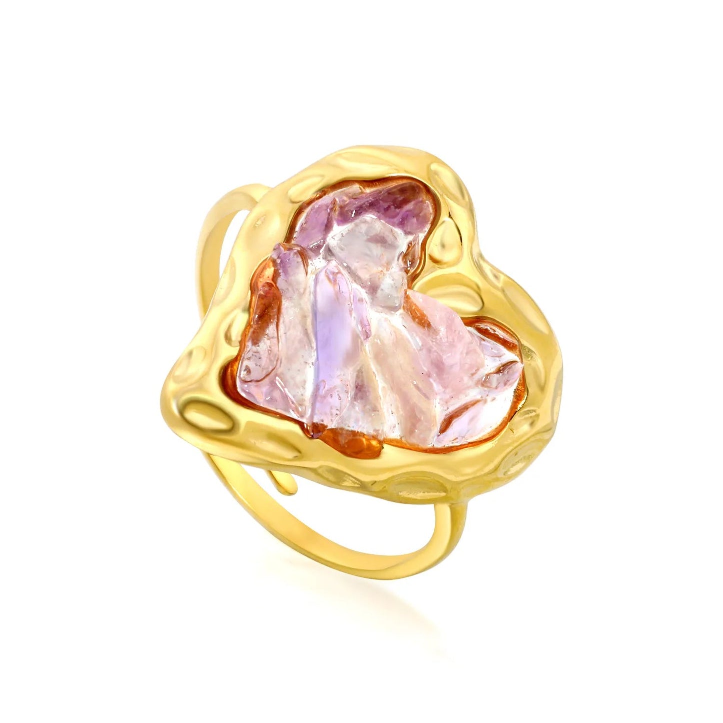 Vibrant Bohemian Summer Accessory Blending Vintage Gold with Raw Gemstones