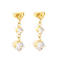 Wholesale double-tier tiered round four-claw CZ studs supplier