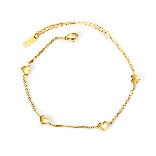 heart-link-chain-bracelet-romantic