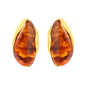 Vintage Irregular Resin Stud Earrings 304L Stainless Steel