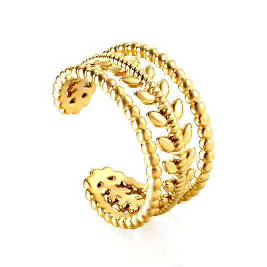 leaf-chain-ring-18kgold-wholesale