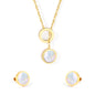 mother pearl black contrast jewelry