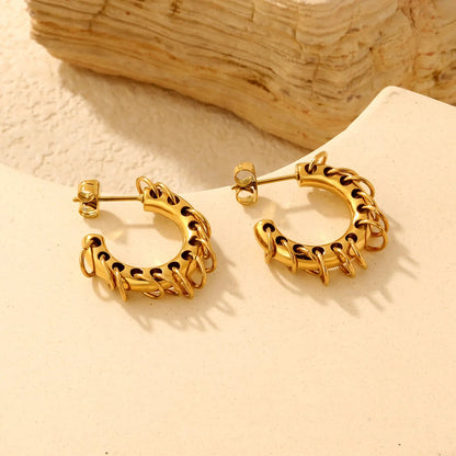 Wholesale 6mm thickness tube hanging metal ring tassel jewelry