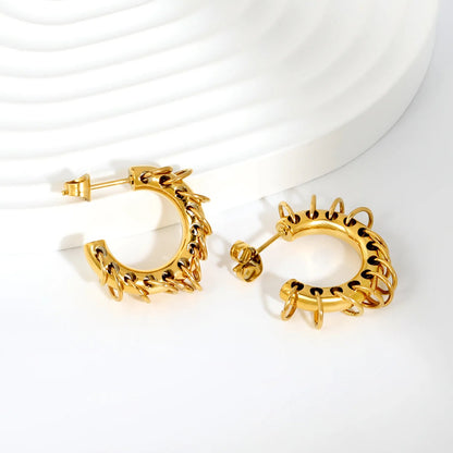 Wholesale 6mm thickness tube hanging metal ring tassel jewelry