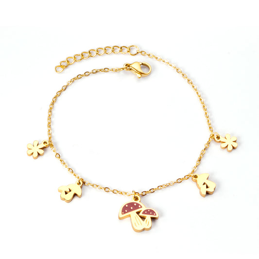 mushroom-charm-bracelet-whimsical