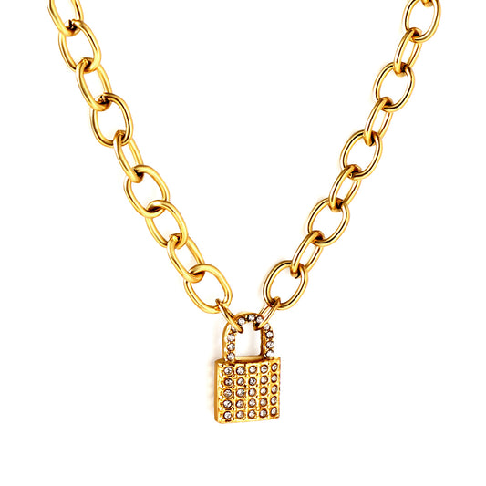 padlock-pendant-diamonds-industrial-chain