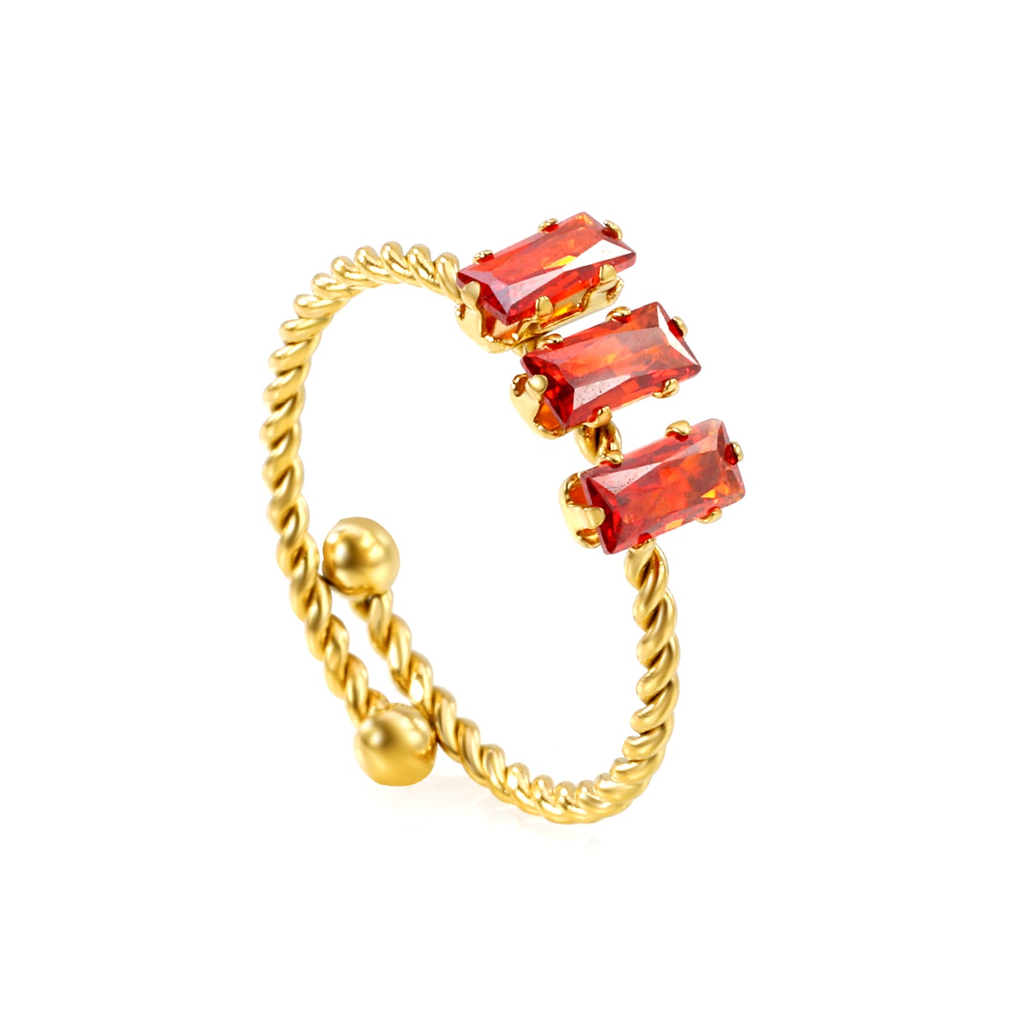 party-multigem-chain-gold-wholesale-red