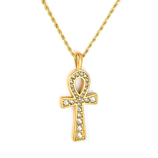 Sacred Symbol Meets Streetwear Glamour in This Paved Zircon Rope Chain
