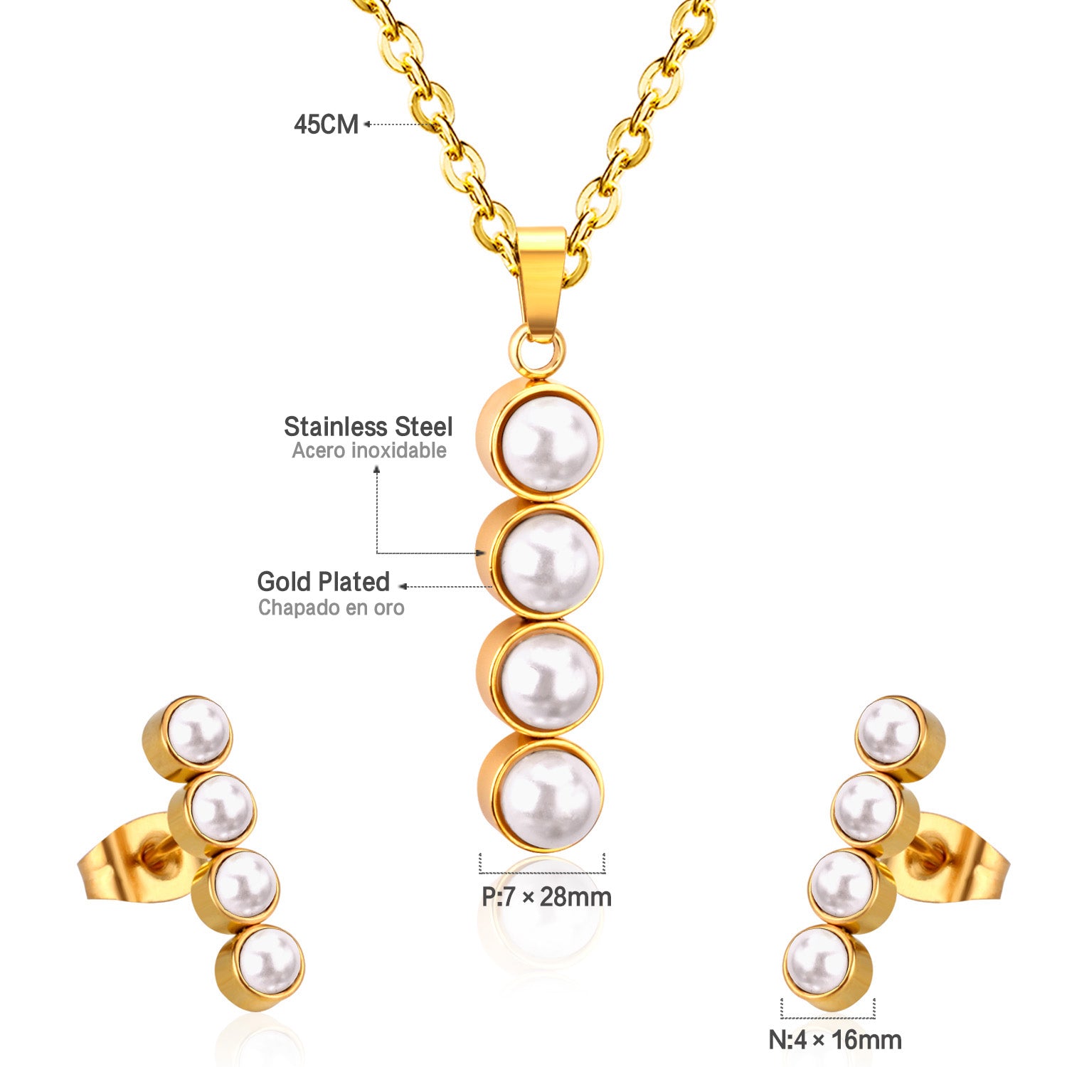 pearl strand length measurement