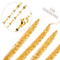 10pcs Gold and Silver Tone Chain Collection - Various Styles with Different Clasps