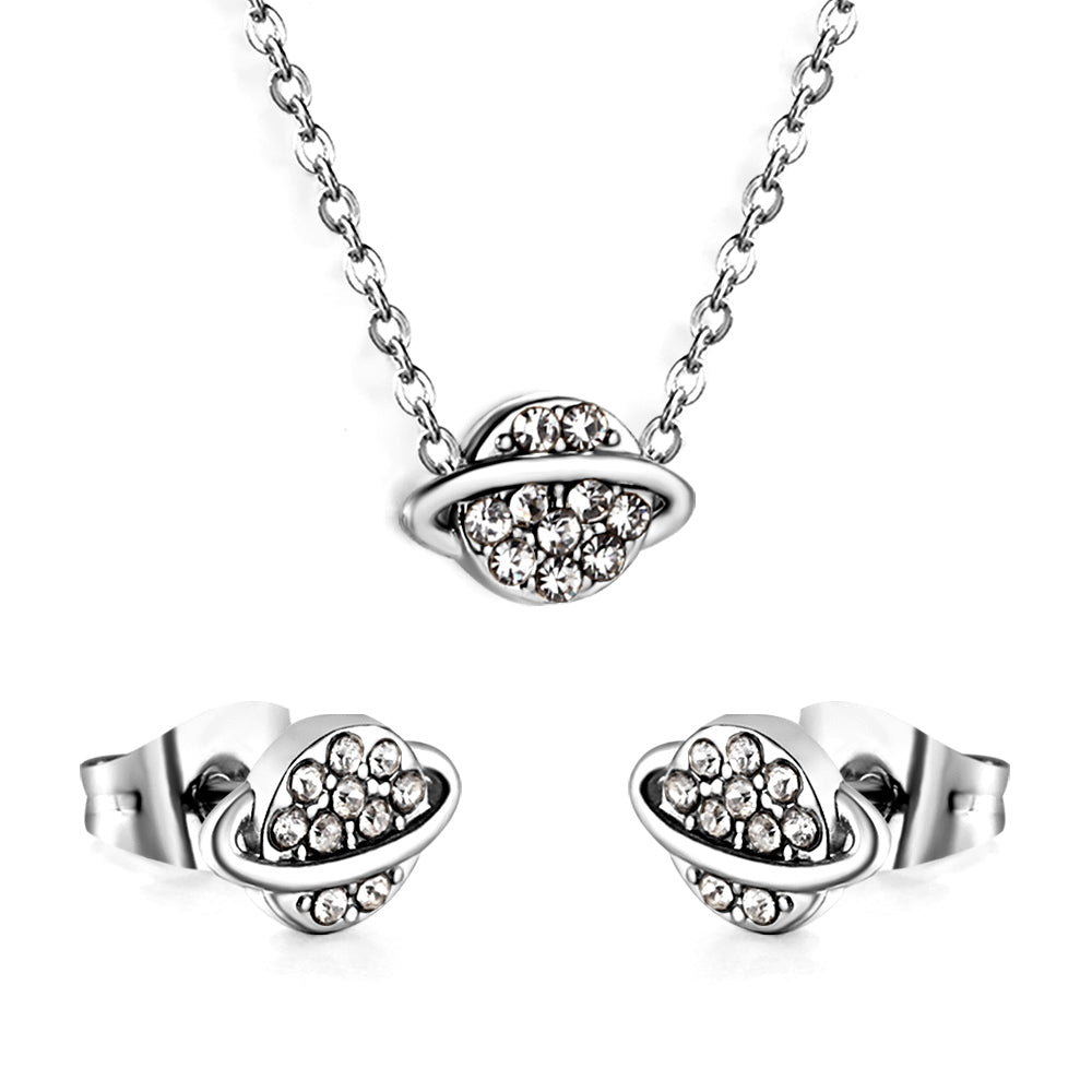 planet cz celestial jewelry-steel