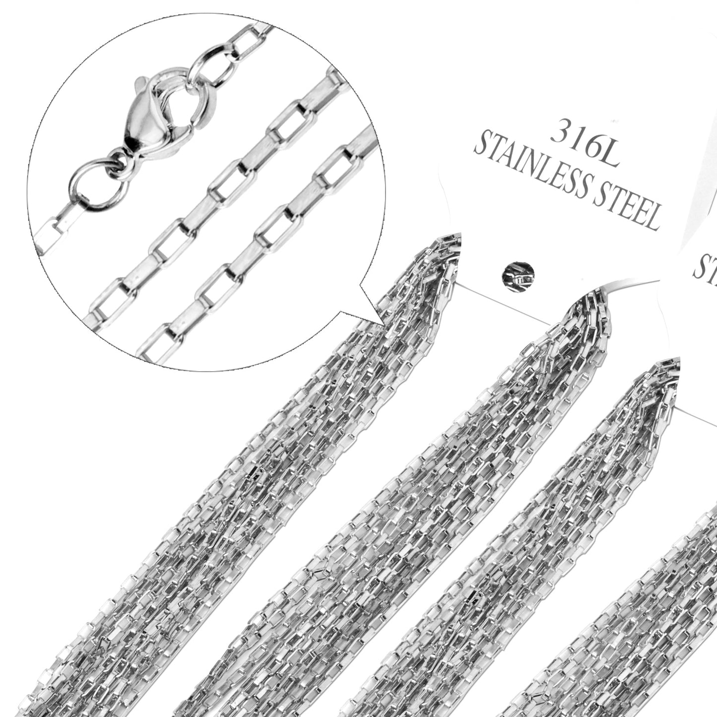 10pcs Gold - Tone Link Chain Collection Diverse Styles for Jewelry Crafting