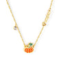 pumpkin-enamel-necklace-18kgold-halloween