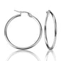 Wholesale 18K Gold Large Hoop Earrings Smooth Design Classic Style