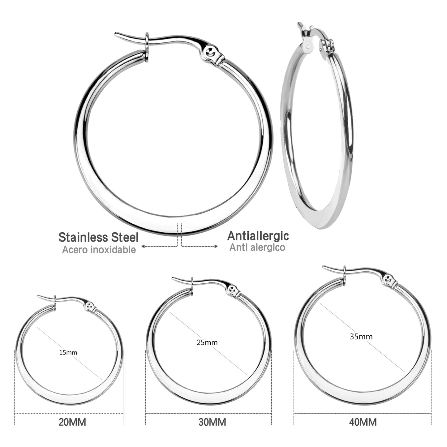 Wholesale 18K Gold Large Hoop Earrings Classic Design