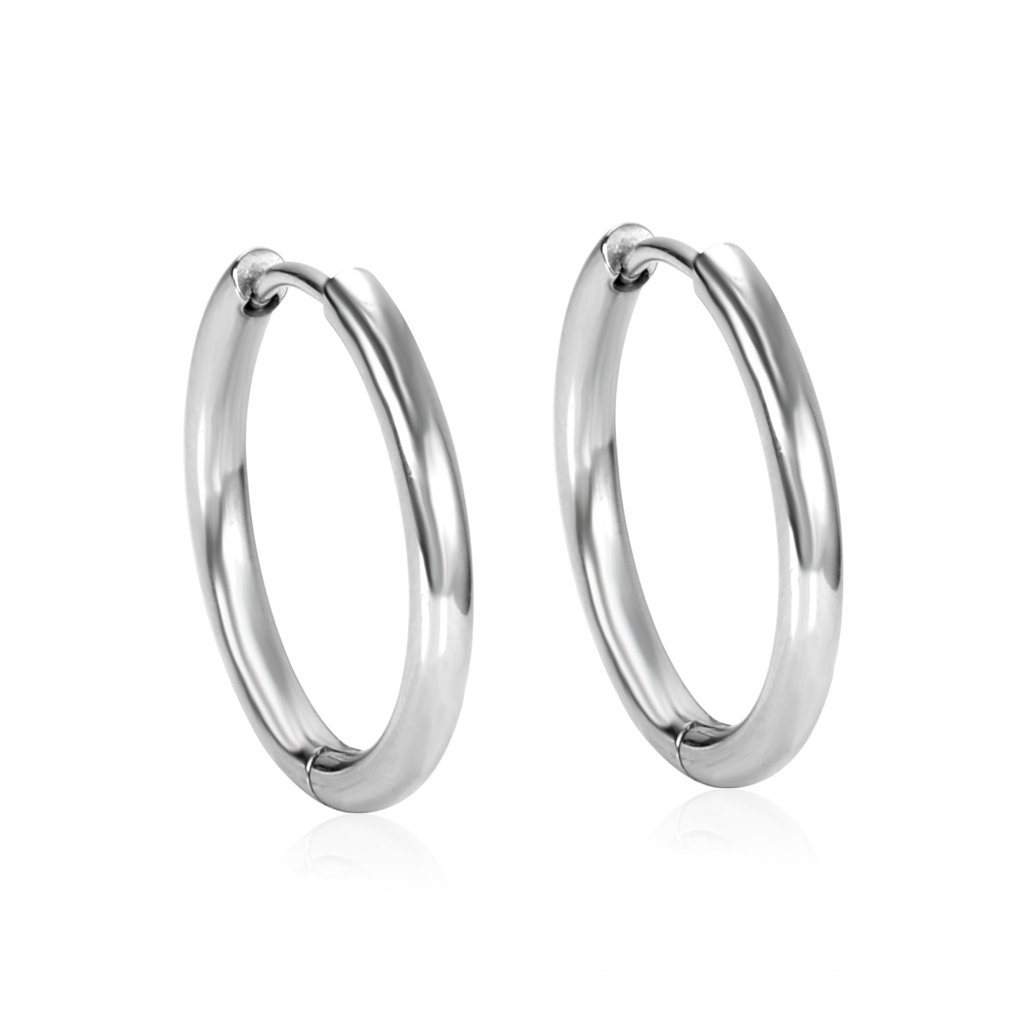Wholesale Stainless Steel Hoop Earrings Multiple Colors Hypoallergenic