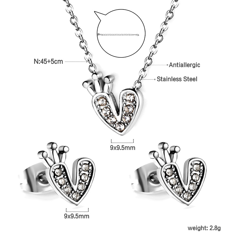 royal heart measurement-steel