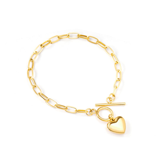 square-heart-chain-bracelet-design