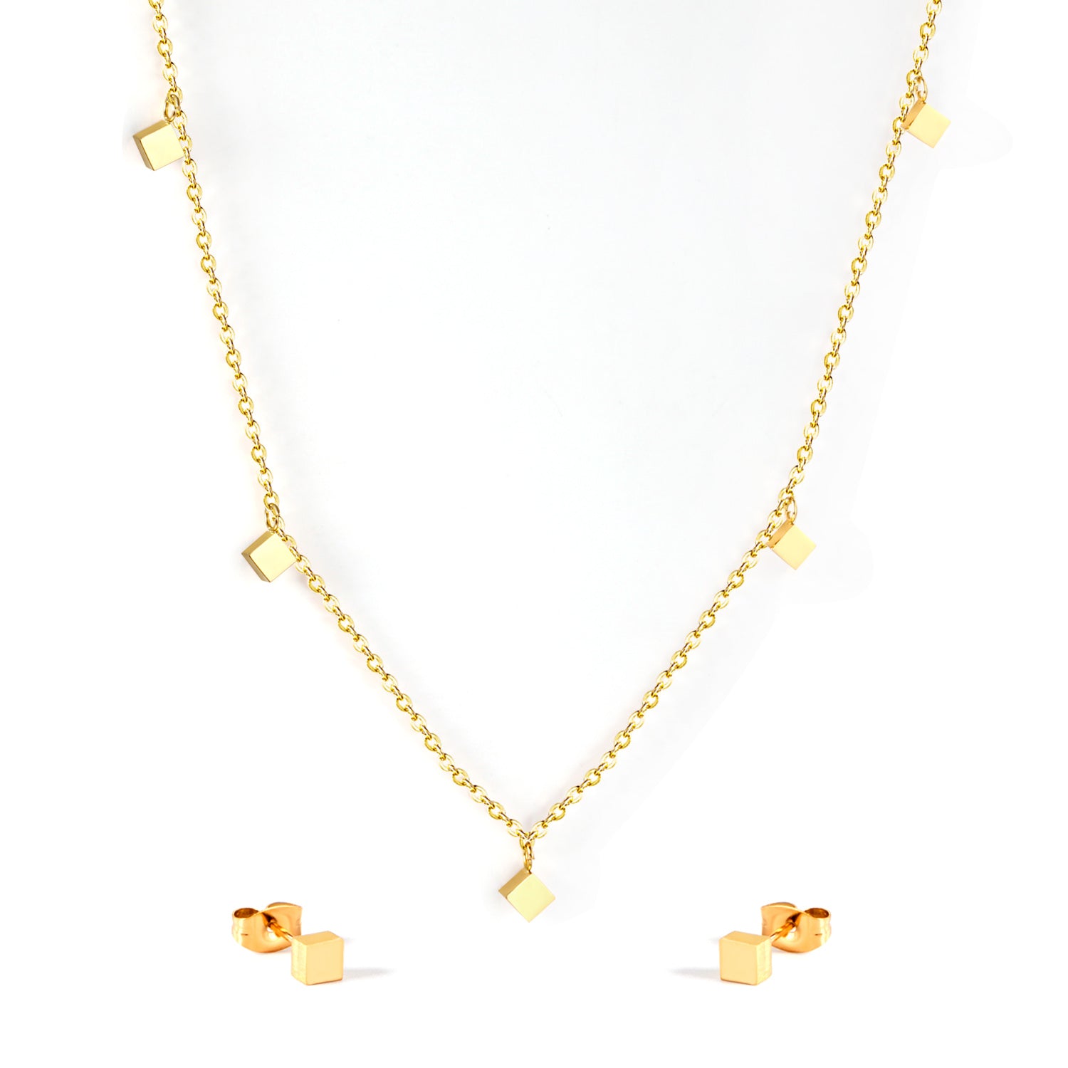 square pendant modern jewelry