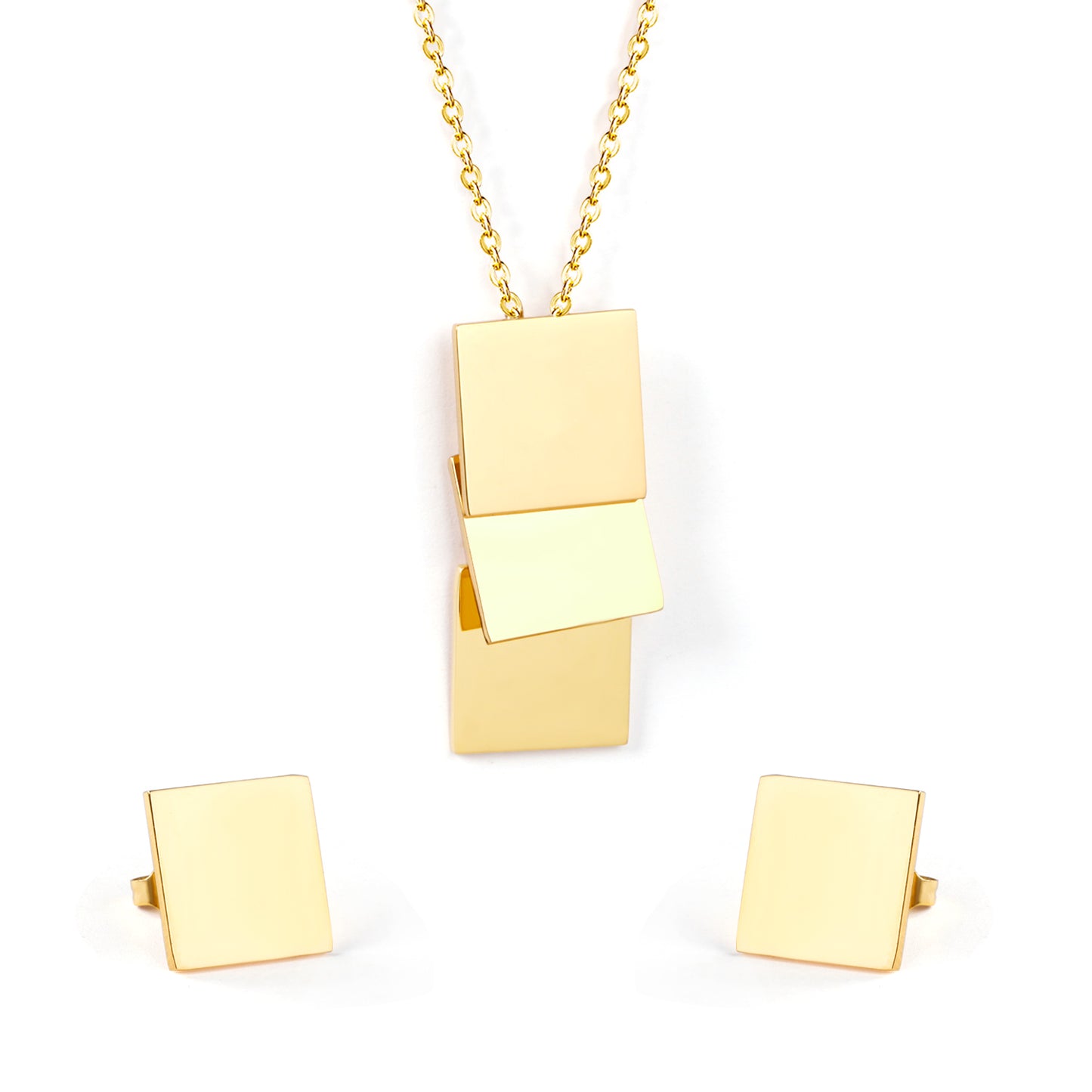 stacked square jewelry modern