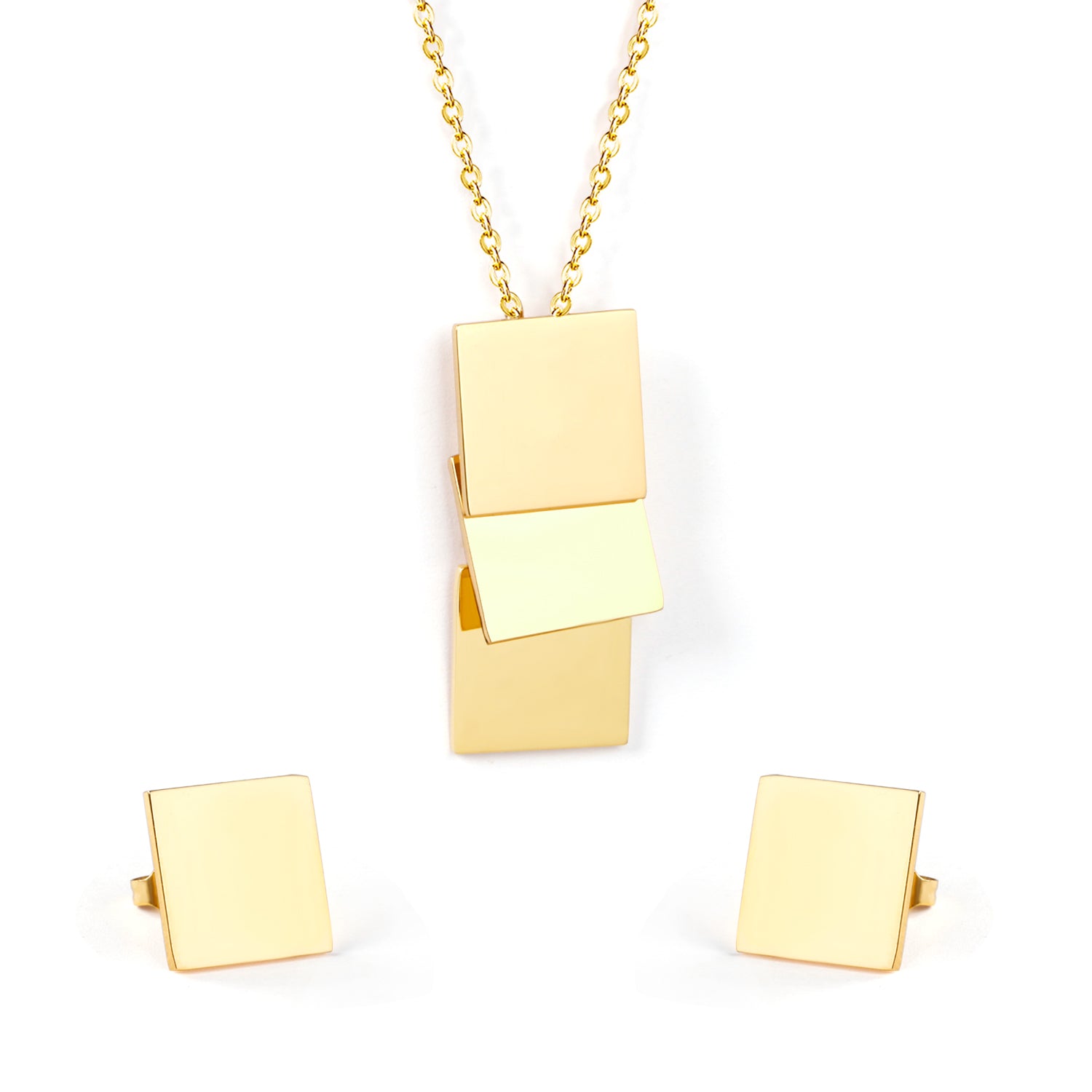 stacked square jewelry modern