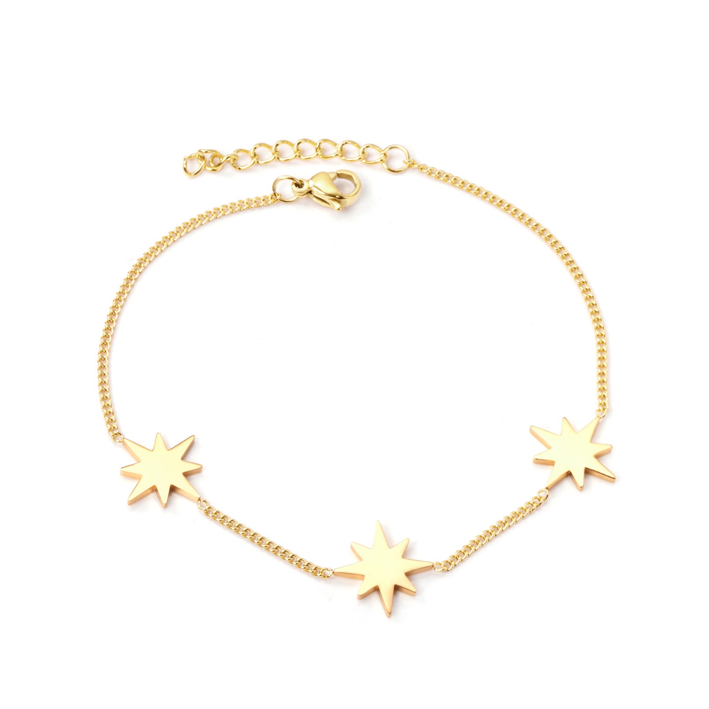 star-charm-delicate-chain-bracelet