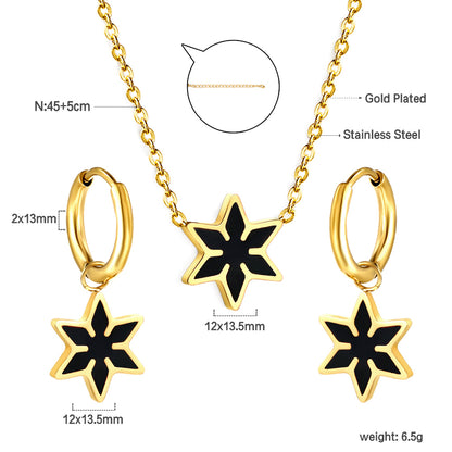 star enamel size chart-black