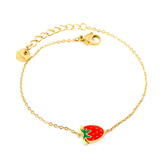 strawberry-charm-bracelet-botanical