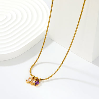 Dopamine Glamour Meets Liquid Smooth Flat Gold Snake Chain