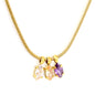 Dopamine Glamour Meets Liquid Smooth Flat Gold Snake Chain