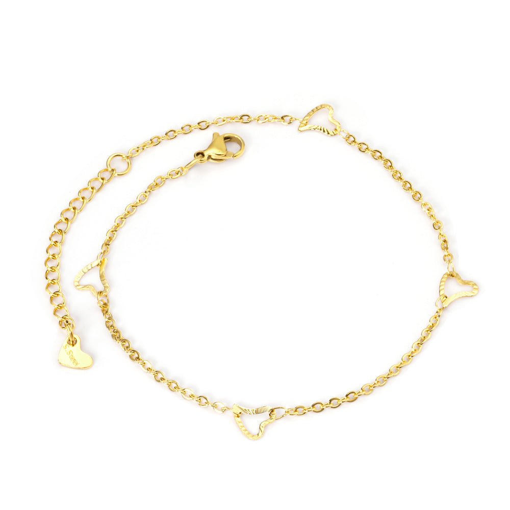 triangle accent anklet minimal