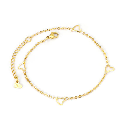 triangle accent anklet minimal