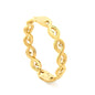 Verified Supplier 18K Gold Plated Spring Clasp Wave CZ Bangle Wholesale