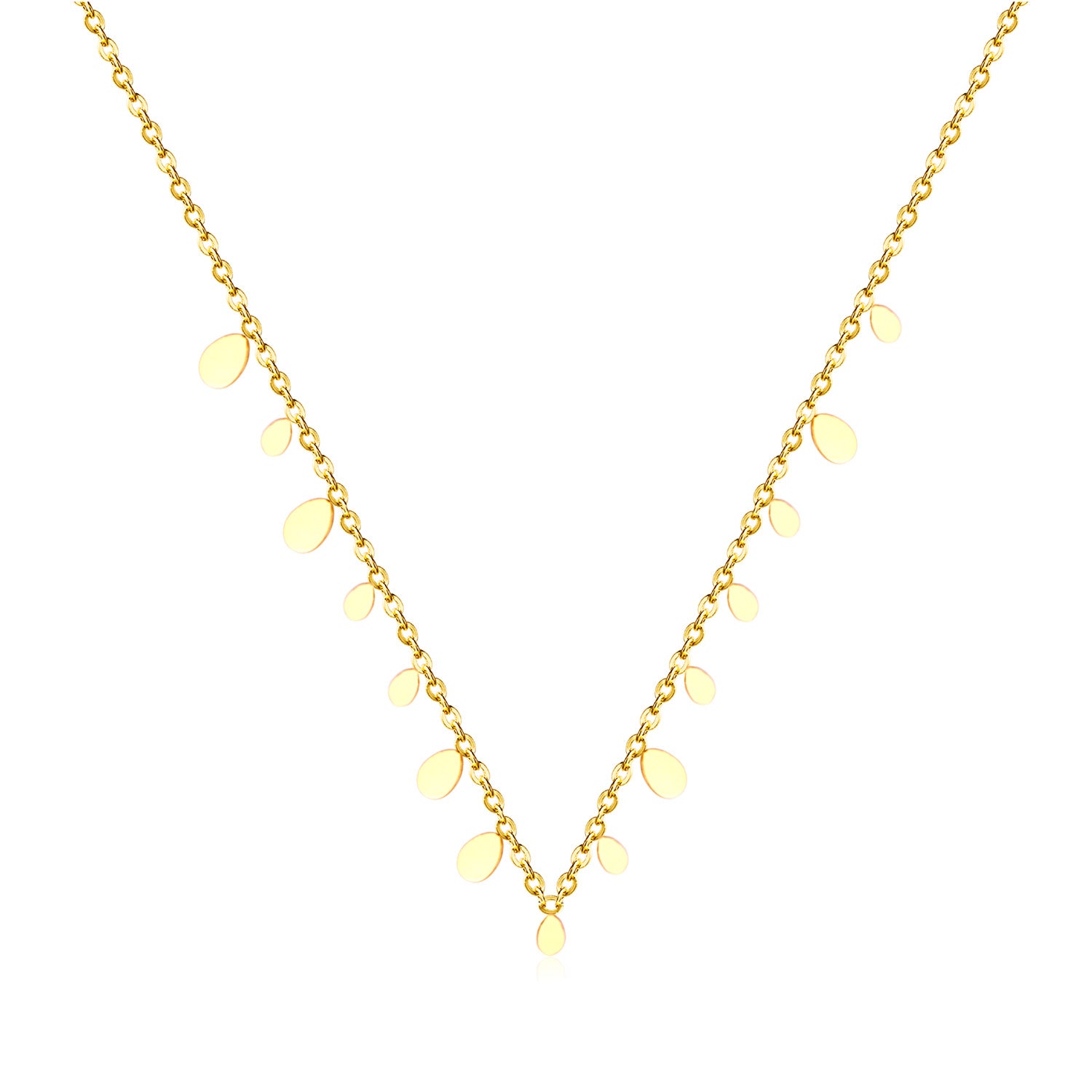 uniform-disc-necklace-18kgold-minimalist