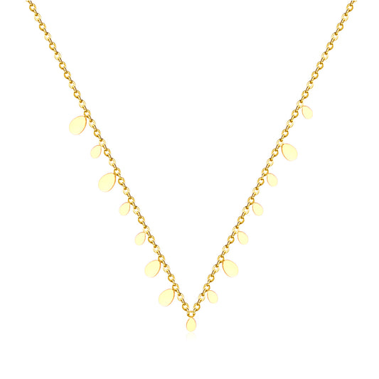 uniform-disc-necklace-18kgold-minimalist